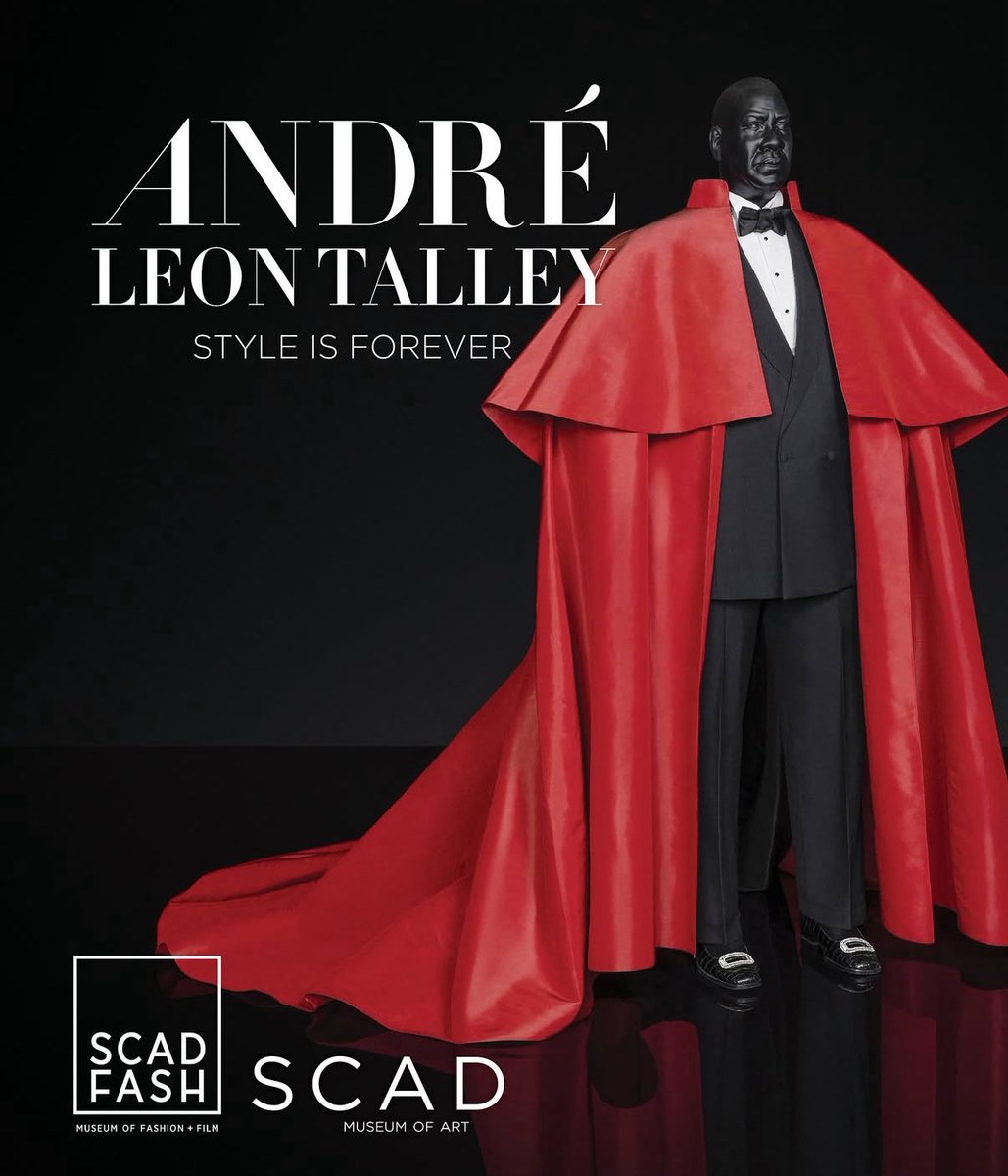 binzbysolange's tweet photo. The “André Leon Talley: Style Is Forever” SCAD Fash exhibition in Atlanta opens the day before our birthday (October 16th). 🥹 https://t.co/OEUU1lD1bZ