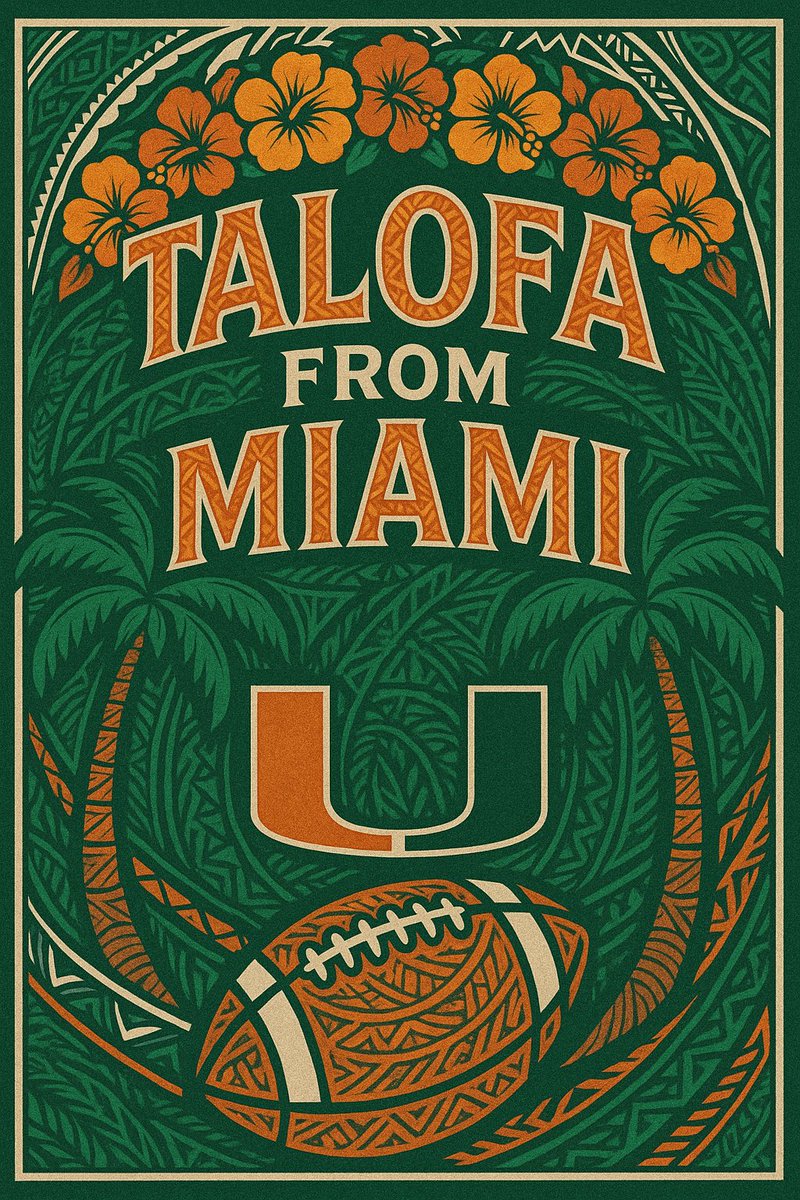 keikiokalani's tweet image. Blessed weekend family, friends and Miami supporters!!! 🙌🏽🟠🟢🏈🌴 @CanesFootball