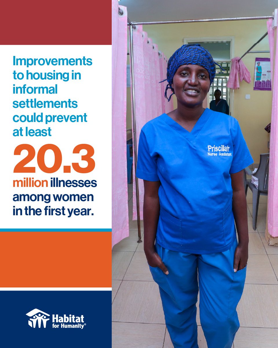 HabitatFHGB's tweet image. Join Habitat for Humanity in urging governments, donors and partners to take bold, united action on housing and women’s health, prioritising the needs of women in informal settlements.

#HomeEquals