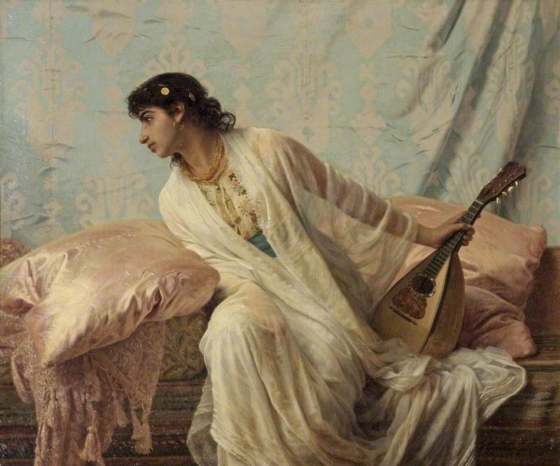 π π π π π πΉ π π π π π π π (@visionocturna_) on Twitter photo "Then to her listening ear responsive chords came familiar, sweet and low" - Edwin Long (1881). In collection of the Russell-Cotes Art Gallery & Museum <a href="/Russell_Cotes/">Russell-Cotes</a>.
#art #fineart #painting #portrait #scene #woman #music #instrument #romanticism #subtlety #museum "Then to her listening ear responsive chords came familiar, sweet and low" - Edwin Long (1881). In collection of the Russell-Cotes Art Gallery & Museum <a href="/Russell_Cotes/">Russell-Cotes</a>.
#art #fineart #painting #portrait #scene #woman #music #instrument #romanticism #subtlety #museum