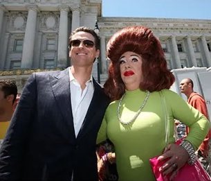 Why does Gavin Newsom want this picture
of him scrubbed from the internet so bad?