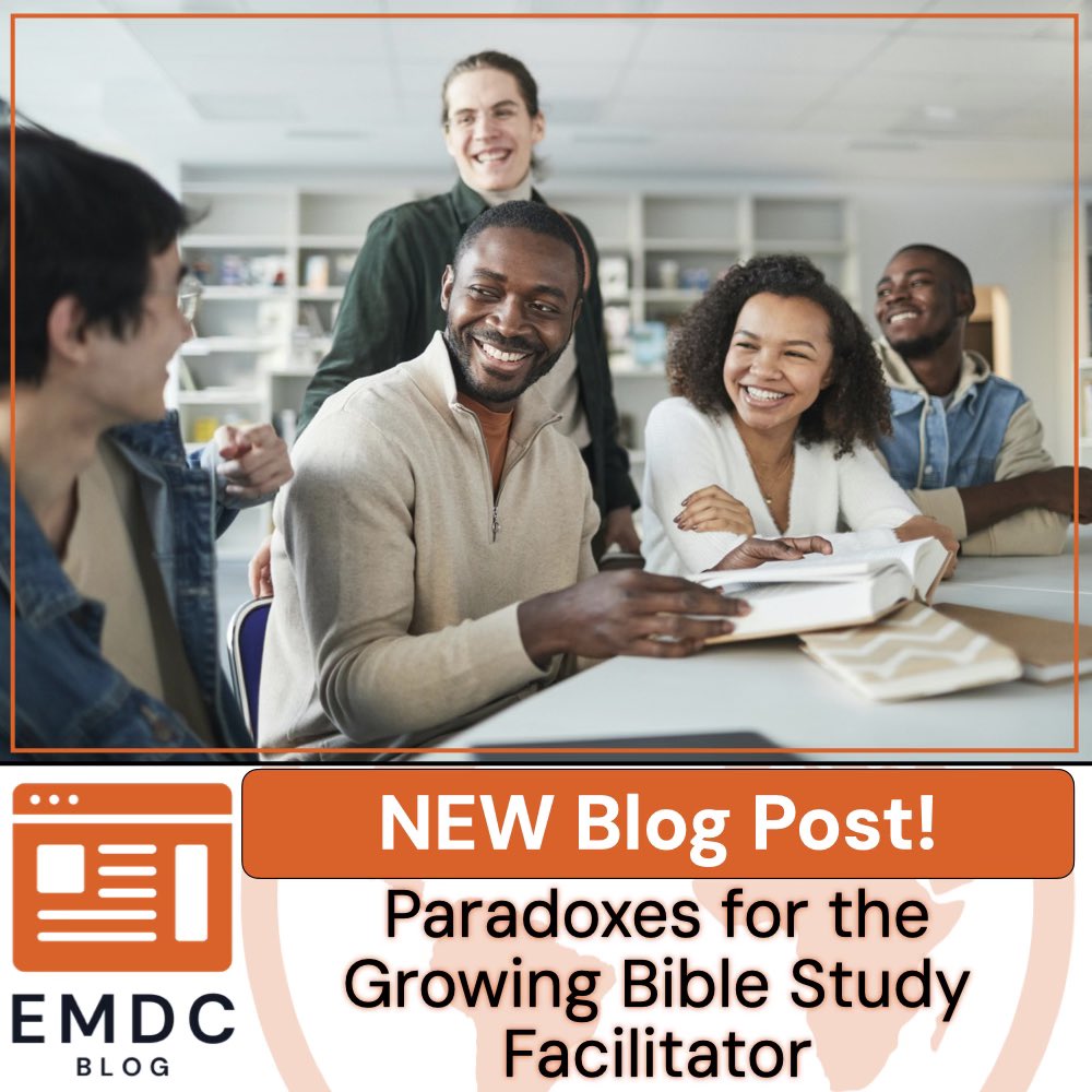 EMDCCommunity's tweet photo. Paradoxes for The Growing Bible Study Facilitator
https://t.co/pwREFsfP3h
Things to Unlearn to Help Your Group Learn Better
From The Participatory Approach Services team, LEAD Global
#BibleStudy
#emdc
#EMDCCommunity https://t.co/1kWFXlnQMc