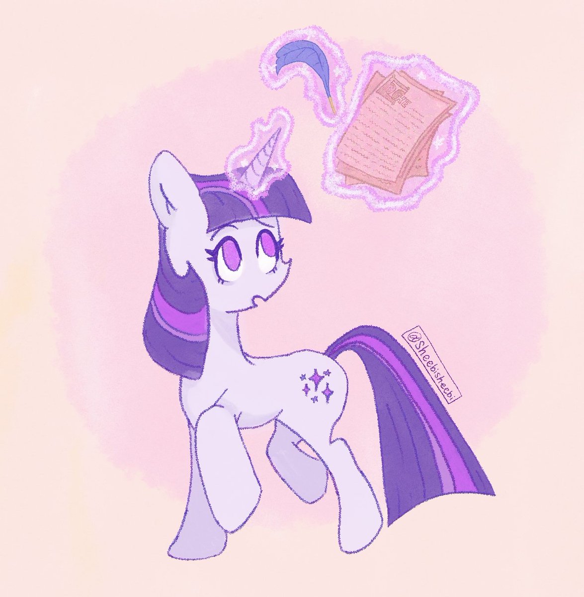 twilight sparkle from memory (mlp fim I'll never forget u) 
lmk which pony up wanna see next!