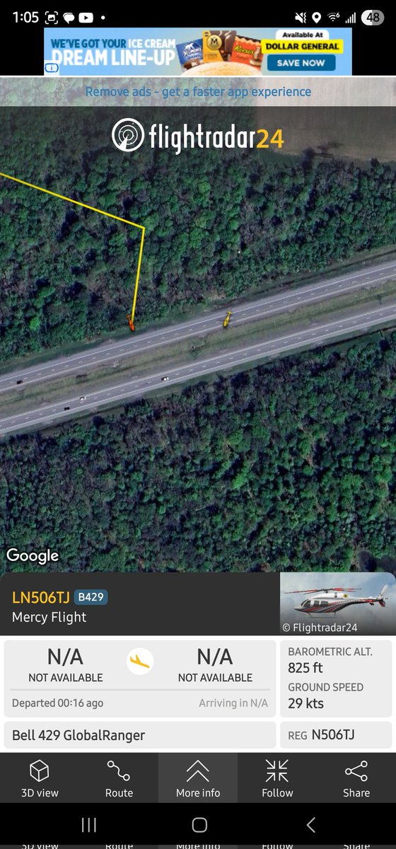 MommyIsBionic's tweet photo. @lisapolizzibflo @WNYFireAlerts @WBEN Watched Mercy Flight land on FlightRadar. https://t.co/bjpDyKN3eT