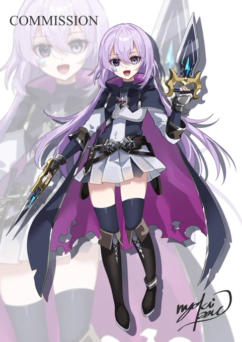 【実績】 キャラデザイン、立ち絵納品させていただきました! ご依頼ありがとうございました!