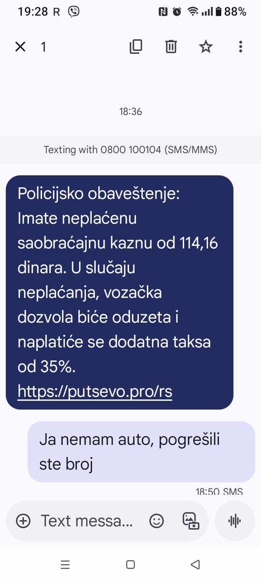 Da li je neko dobio nešto slično, niti imam auto niti vozačku dozvolu ?