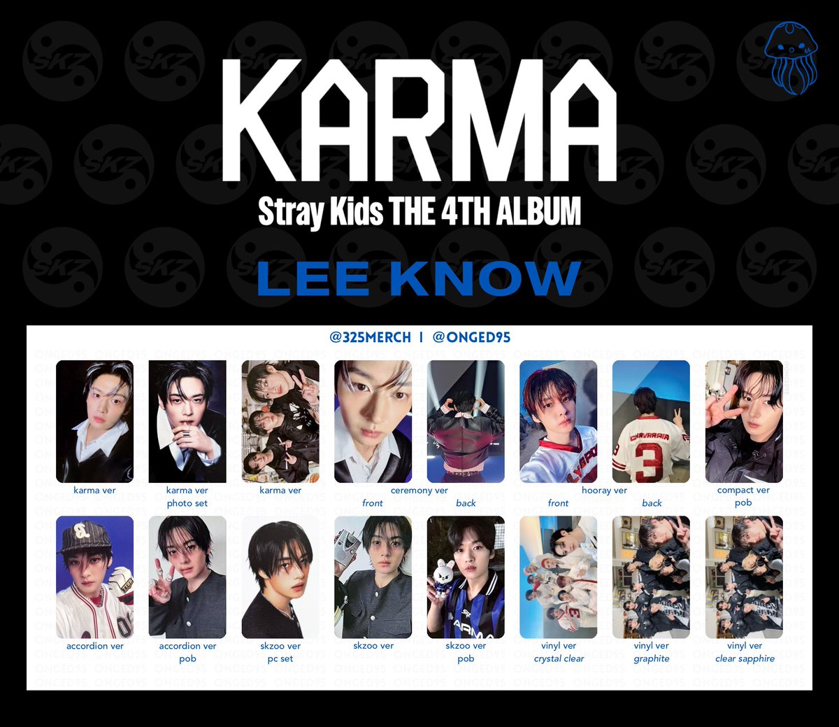 StrayKids KARMA MAKESTAR トレカ STRAY KIDS Photocard KARMA makestar POB Official – Choose Member