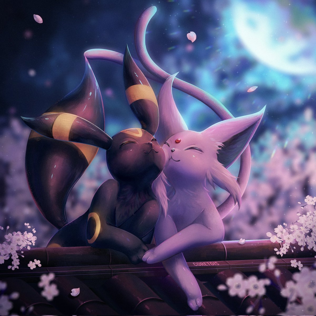 CoretGis's tweet photo. ¿He mencionado ya lo mucho que amo la pareja de Espeon y Umbreon? 
#ブラッキー #エーフィの日 https://t.co/e9asl0N4Ce