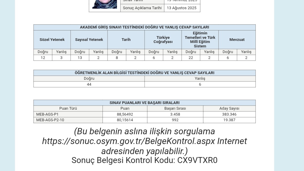 Pdr demek en ufak dalginlikta kaybetmek demektir bu sinavda 3 soruyu bilerek yanlis isaretlemenin sonucu bu tablo. El insaf. Norm duzenlemesi ogrenci ogretmen ve veli icin elzemdir.#EğitimdePsikolojikDanışman