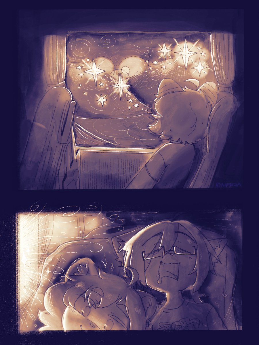 Nyanpizza666's tweet photo. starry night ride ⋆˙⟡ 
#furry https://t.co/FZVJFablLs