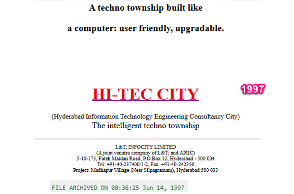 eclector1419857's tweet image. Year: 1997
Location: #Hitec City
City: #Hyderabad
Government : #TDP
CM : #CBN
State : #AndhraPradesh #Telangana included

Pic 1
Address

Pic 2
Companies behind #HITEC City

Pic 3
The beginnings

Pic 4
Booking - payment details

How did Nagam Janardhan reddy come into picture ?