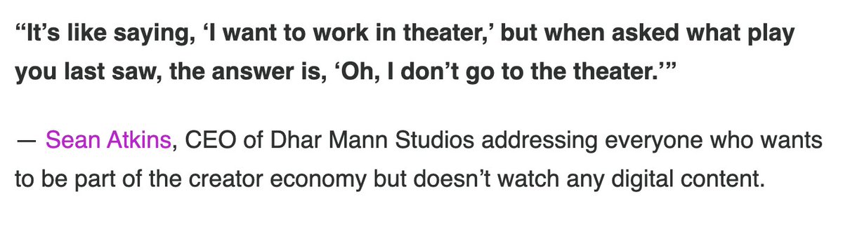 A great observation...

#CreatorEconomy #WriterIgniter #storytelling #PostHollywood