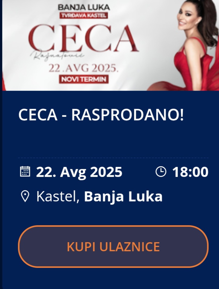 markottt90's tweet photo. Evo zašto je Ceca gospođa. Bez ikakve prevelike pompe, bez pljuvanja i vređanja, bez kompleksa, koncert za koncertom, desetine i desetine hiljada prodatih ulaznica. I to je kraj priče. Sve je jasno kao dan. https://t.co/QmNNnshhfJ