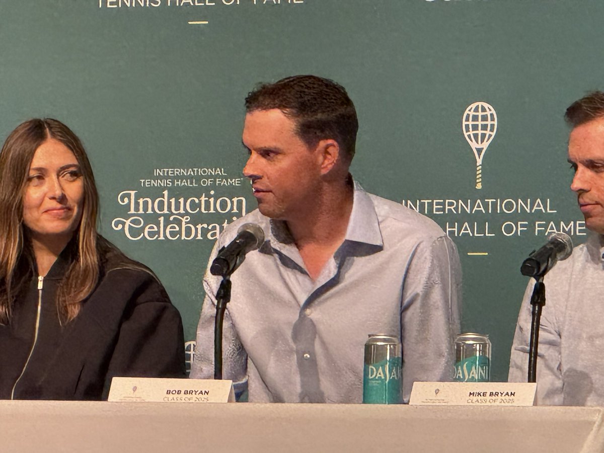 Nick Coit (@ncoitabc6) on Twitter photo Bob Bryan: “It’s been kind of a mind-blowing experience” being back at the <a href="/TennisHalloFame/">International Tennis Hall of Fame</a> this weekend.
Bryan admiring the memorabilia at the museum already, including the brother’s own. <a href="/ABC6/">ABC6 News Desk</a> Bob Bryan: “It’s been kind of a mind-blowing experience” being back at the <a href="/TennisHalloFame/">International Tennis Hall of Fame</a> this weekend.
Bryan admiring the memorabilia at the museum already, including the brother’s own. <a href="/ABC6/">ABC6 News Desk</a>