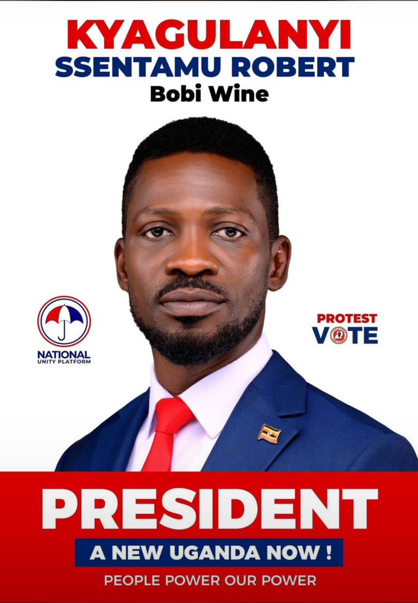We all agreed to Vote Kyagulanyi Ssentamu Robert for President of Uganda 2026-2031.
Say no at your own risk.