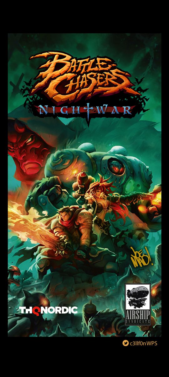 c3llf0nWPS's tweet photo. 🎮"BATTLE CHASERS: NIGHTWAR"
The Story Continues 🗡️
#c3llf0nWPS #BattleChasersNightwar #BattleChasers #JoeMadureira @JoeMadx @THQNordic @AirshipSyn #RPG #TBRPG #TurnBasedGames #FantasyGames #Videogames #Videojuegos #GamerTwitter #Wallpapers
🎦https://t.co/4YTdLLnUav https://t.co/9sZ0a0j06q