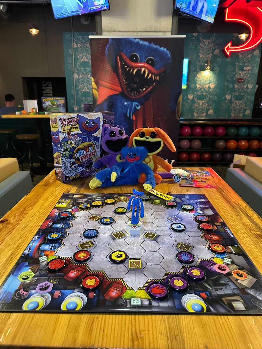 MobGames_ES's tweet image. ¡Un pequeño vistazo al nuevo juego de mesa Poppy Playtime Factory Frenzy en GenCon!