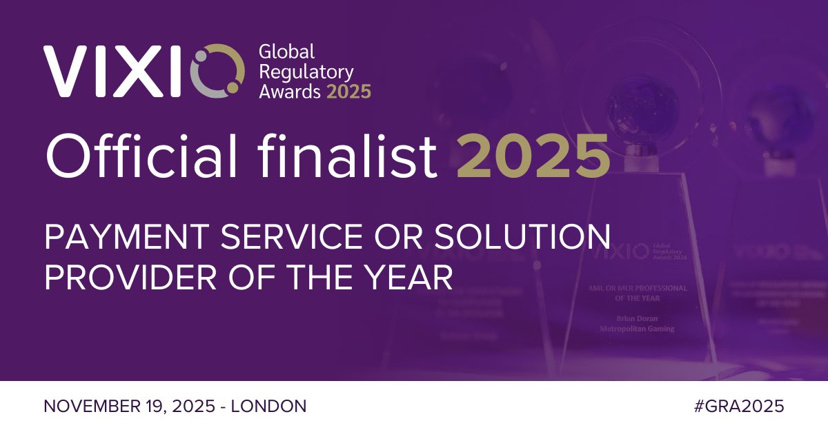 Nick Say (@nsay_pr) on Twitter photo Awards news: Fantastic to see <a href="/Paysafe/">Paysafe</a> in the running for multiple awards at <a href="/VixioRegulatory/">Vixio Regulatory Intelligence</a>'s 2025 Global Regulatory Awards. We're the defending finalist for the 'Payment Solution of the Year' award (won last 3 yrs straight!) plus 4 other categories: gamblingcomplianceawards.com/2025-shortlist… Awards news: Fantastic to see <a href="/Paysafe/">Paysafe</a> in the running for multiple awards at <a href="/VixioRegulatory/">Vixio Regulatory Intelligence</a>'s 2025 Global Regulatory Awards. We're the defending finalist for the 'Payment Solution of the Year' award (won last 3 yrs straight!) plus 4 other categories: gamblingcomplianceawards.com/2025-shortlist…