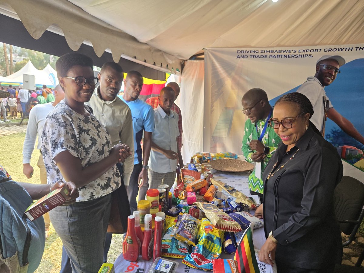 AmbProf_Charity's tweet photo. Congratulations ZimTrade for scooping the best performance prize at the 2025 Karongi Lake Kivu Expo. Well done Team!
@MoFA_ZW https://t.co/dWD2miawau