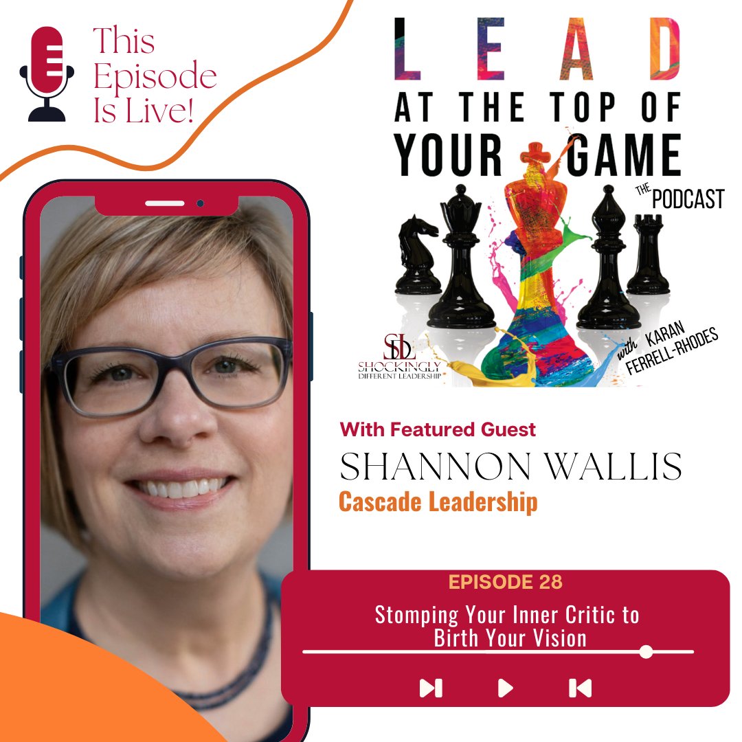 Being a leader means you're constantly plagued by “what ifs,” which lead to “only ifs” &amp; stop you from reaching your fullest potential.

Sharon Wallis joined us on this episode to discuss why we shouldn’t listen to our inner critic &amp; what to do instead.

bit.ly/42qnLFy