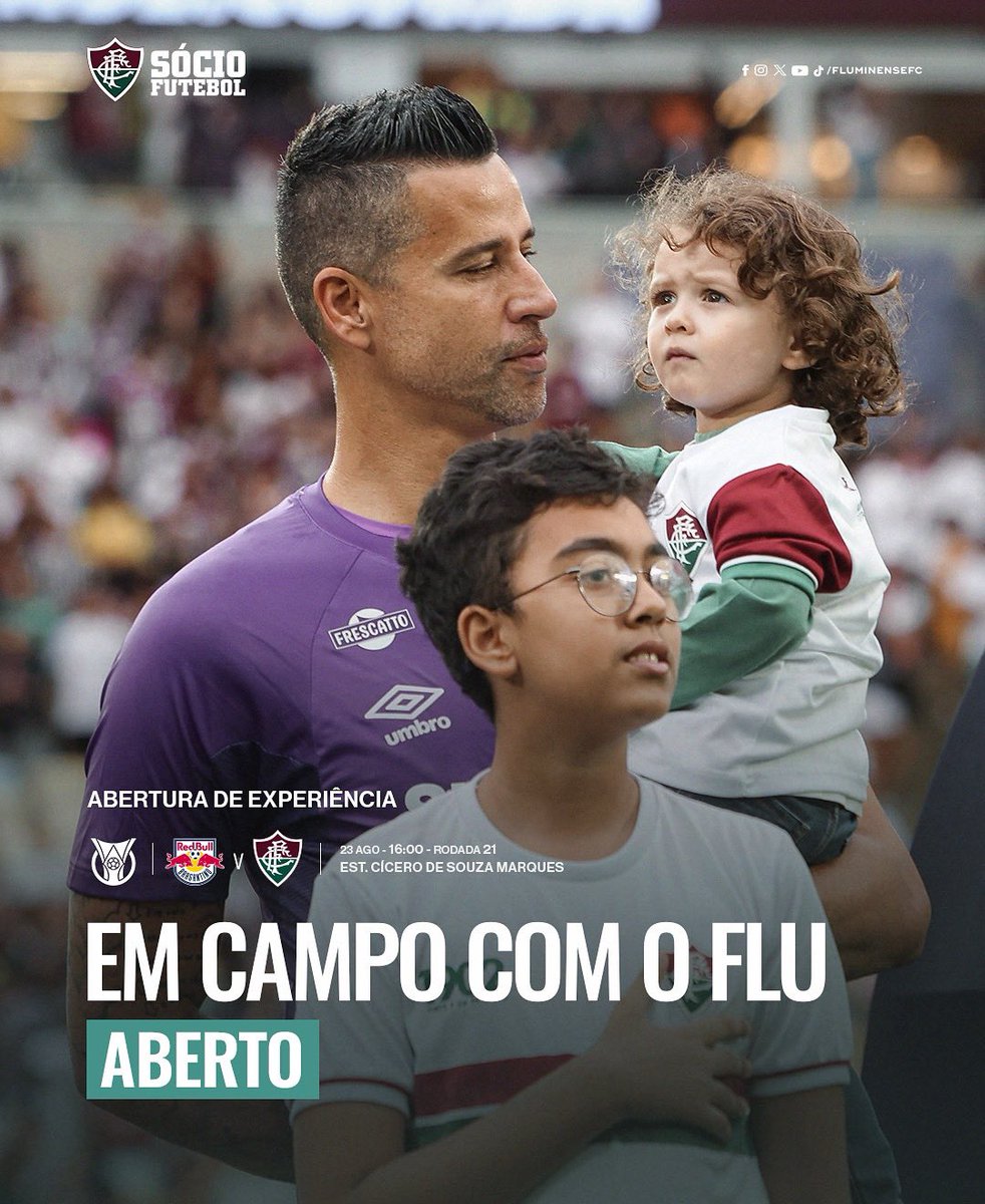 Tricolor, tem resgate aberto para o “Em campo com o Flu” para a partida de amanhã, no Cícero de Souza Marques!

Acesse nense.com.br e resgate!