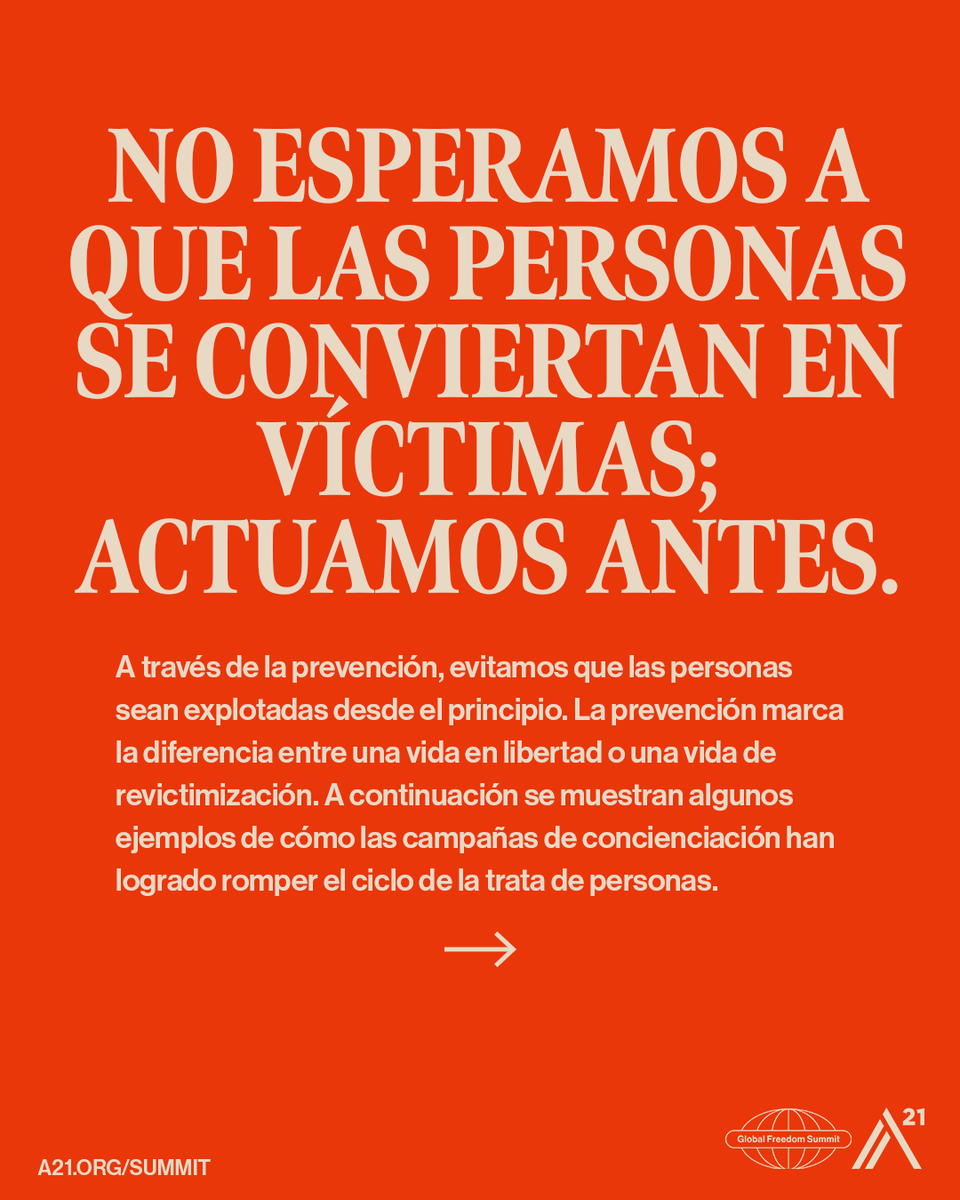 a21spain's tweet photo. La vulnerabilidad es la puerta de entrada a la trata de personas.

La prevención puede cambiarlo todo: menos vulnerabilidad = menos víctimas.

Ayuda a tu comunidad a reconocer señales y proteger a los más vulnerables. Infórmate en: https://t.co/aDUq5mAbdh https://t.co/g7LJ7g2v0v