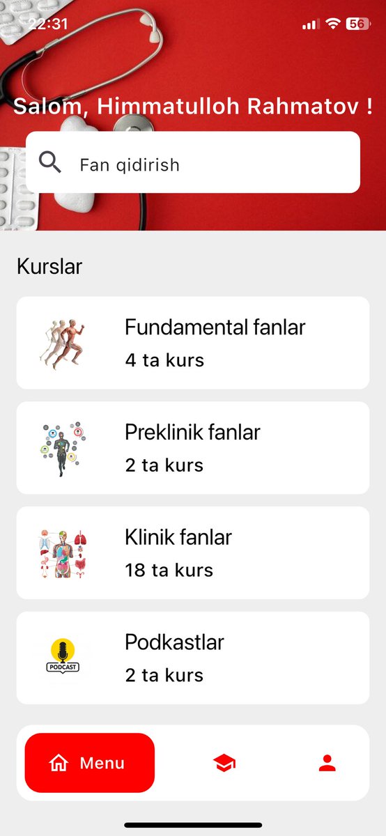 Tibbiyotda revolutsiya!  iMed Team - chinakkamiga tibbiyotni davolayapti! 

Mobile appimiz chiqishigayam oz qoldi! MDH da bitta bo’ladi bizni sistemamiz!  In Sha Alloh, bizni yoshlardan umidimiz juda katta! O’qitgan shifokor va talabalarimiz 4500 tadan oshdi!