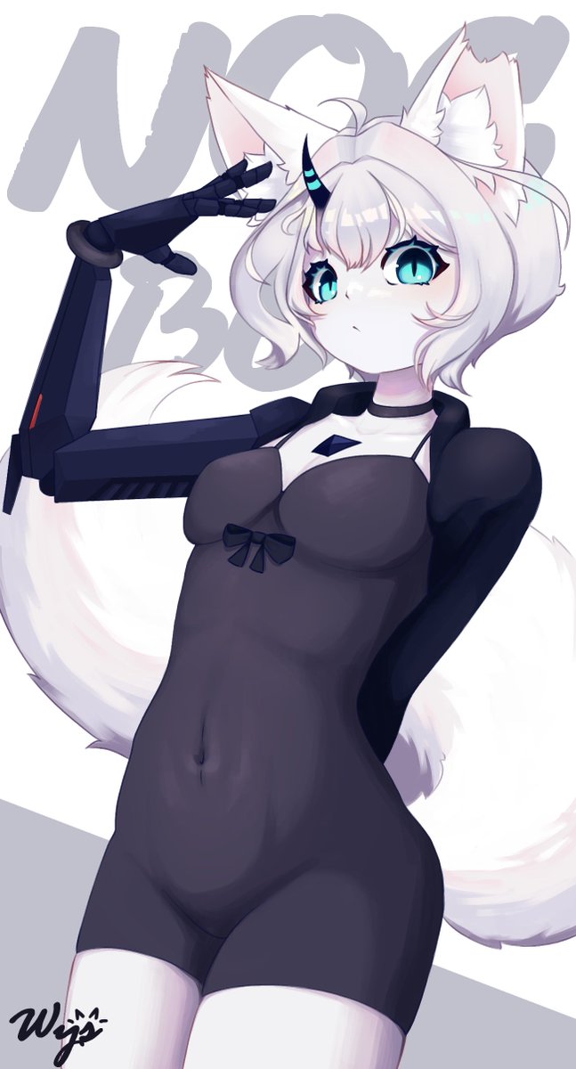 Commission of a Noc Hoppou friend, Noc Bee! 💙
.
#VRChat