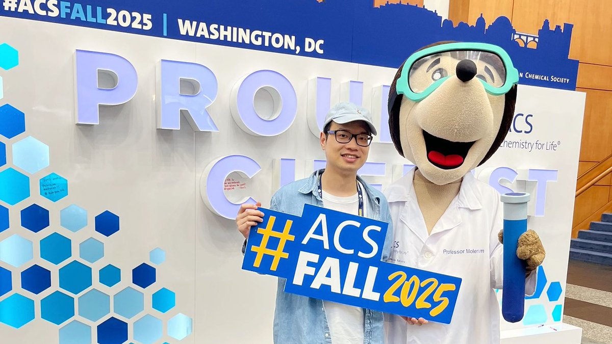 New York State Center for Clean Water Technology (@nysccwt) on Twitter photo Center postdoc, Sheng Yin, presented his research on "Electrochemical oxidation of PFOA via self-regenerating iron cycle" at the <a href="/AmerChemSociety/">American Chemical Society</a> #ACSFall2025 Center postdoc, Sheng Yin, presented his research on "Electrochemical oxidation of PFOA via self-regenerating iron cycle" at the <a href="/AmerChemSociety/">American Chemical Society</a> #ACSFall2025