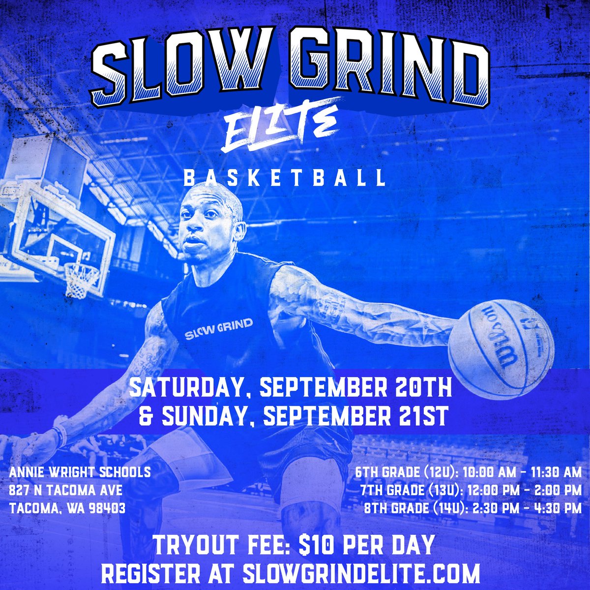 🚨 SLOW GRIND ELITE TRY OUTS 🚨
Sept 20th &amp; 21st