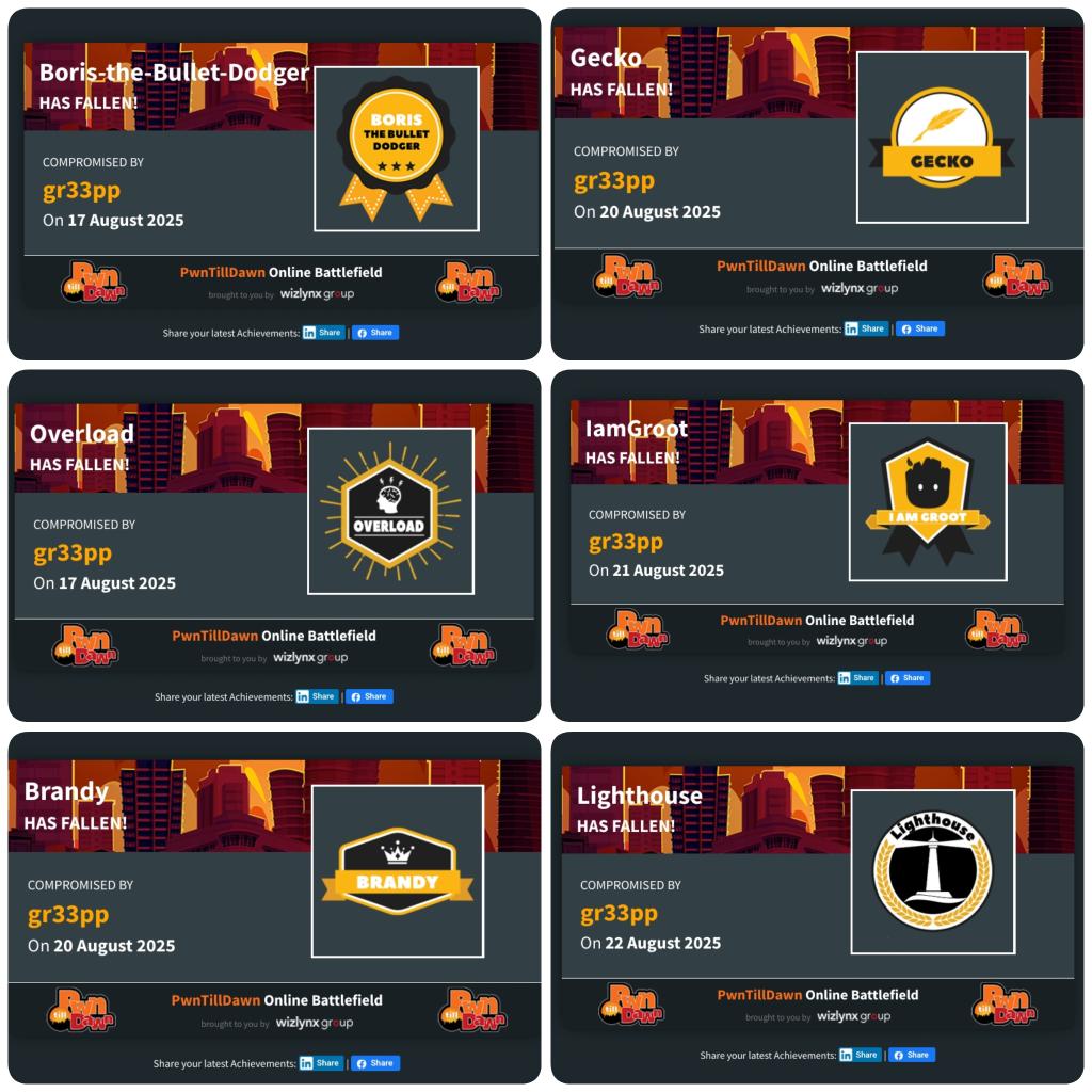 gr33pp's tweet image. Yo, X fam.. Recent hax at PwnTillDawn.. Exciting bugs to exploit and, they&apos;re all Quite nice overall. IamGroot took over 6 months to find the last flag.. Not fair 😂😂 @wizlynxgroup