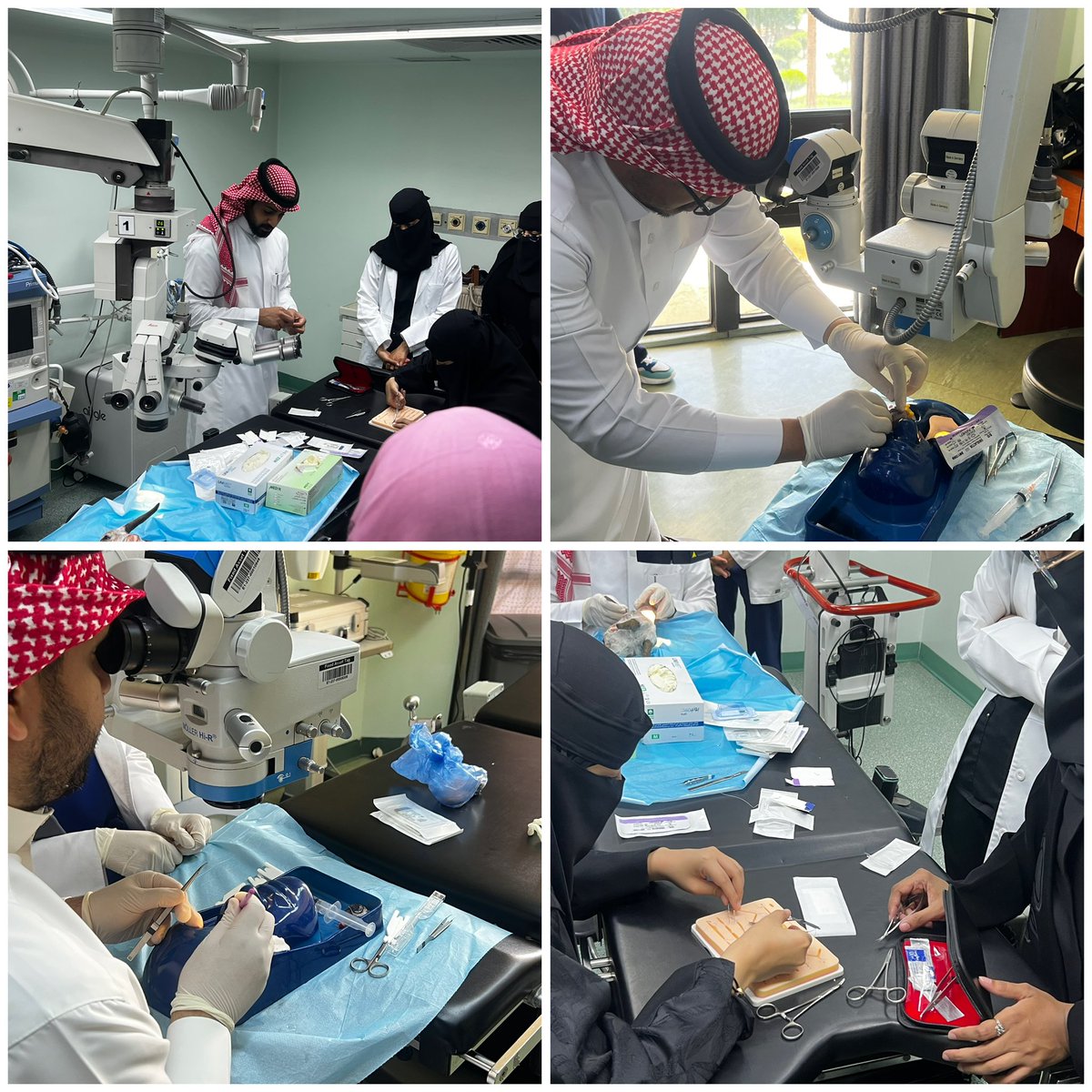 Mmajid20__'s tweet photo. تم بفضل الله الإنتهاء من ورشة عمل أساسيات الخياطة في طب العيون. 

مما أثلج صدري اليوم، وصولنا لأن يتدرب زملائنا الاطباء المتدربين بأيدي تدريب سعودية . 

كل الشكر لله عز وجل على هذا التوفيق. 

نشكر مستشفى العيون التخصصي بالظهران وتجمع الشرقية الصحي @E1_DESH @E1_Cluster https://t.co/vhuSpC05bI