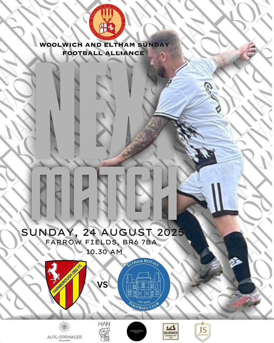 Eltham Royals FC (@elthamroyals24) on Twitter photo After Wednesday disappointment with the game being cancelled last minute, the boys will be more than up for it on Sunday as we take on another side in the division above us. Will be a great test. COME ON YOU ROYALS⚫️⚪️ <a href="/WESFA_Football/">W.E.S.F.A.</a> <a href="/SELKXIFC/">SELK XI FC</a> After Wednesday disappointment with the game being cancelled last minute, the boys will be more than up for it on Sunday as we take on another side in the division above us. Will be a great test. COME ON YOU ROYALS⚫️⚪️ <a href="/WESFA_Football/">W.E.S.F.A.</a> <a href="/SELKXIFC/">SELK XI FC</a>