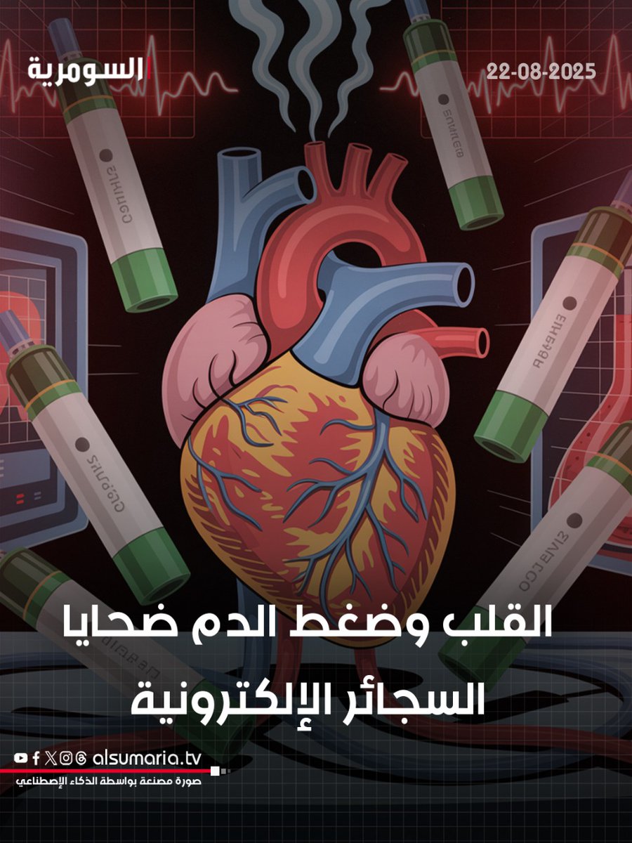 تحذير جديد.. القلب وضغط الدم ضمن المتضررين من السجائر الإلكترونية

التفاصيل كاملة داخل الرابط: 
alsumaria.tv/news/538035