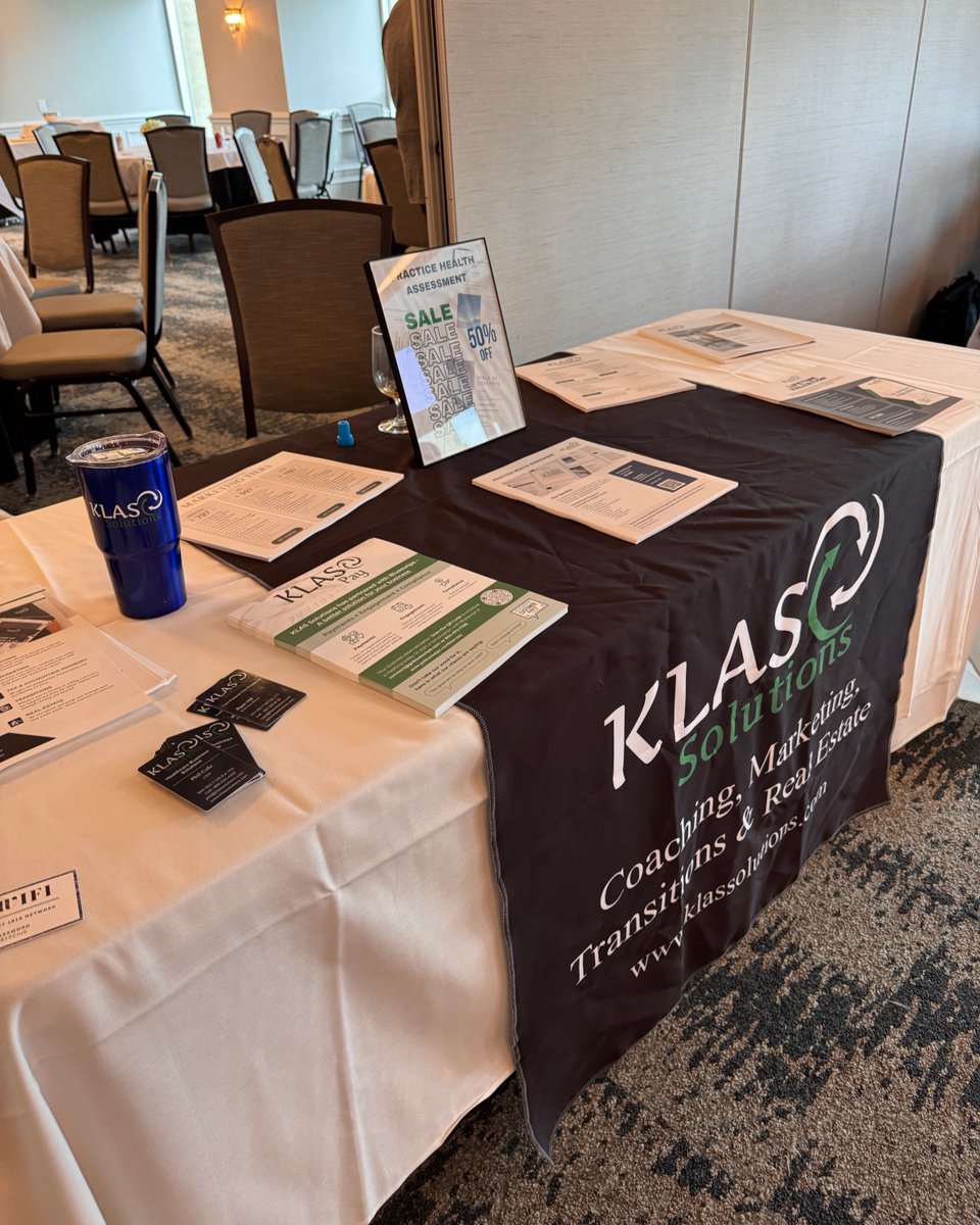 KLASSolutions's tweet image. 📍 We’re here at the Atlanta Dental Business Summit! Excited to connect with practice owners and share how KLAS Solutions helps dentists build their dream practices. 

@Atlanta Dental Supply 

#KLASSolutions #summit #sponsor #businesssummit