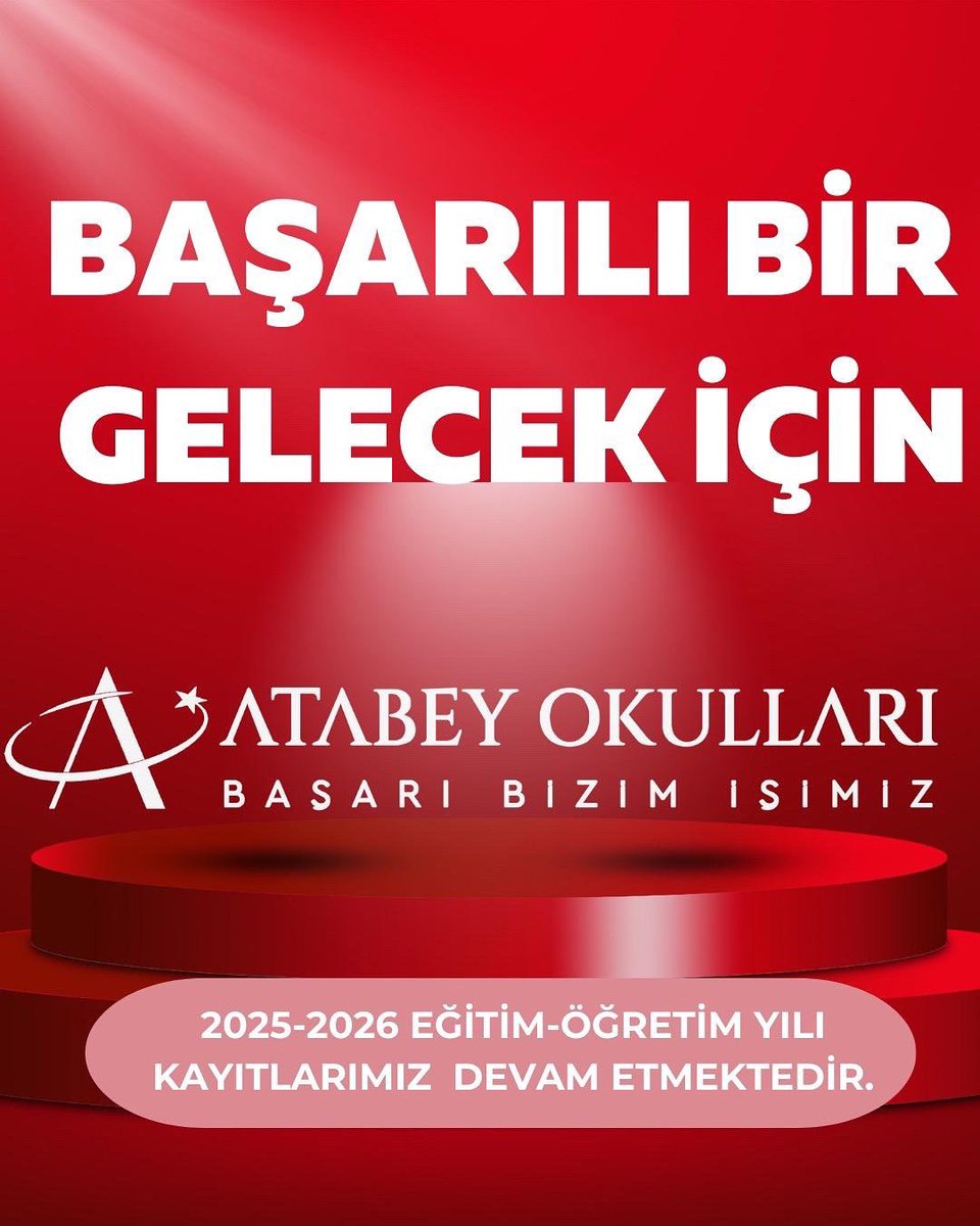 🌟 Gelecek için en değerli yatırım: Doğru okul seçimi!
Atabey Okullarında başarı dolu bir geleceğe ilk adımı atın.
📚 2025-2026 eğitim-öğretim yılı kayıtlarımız devam ediyor.
