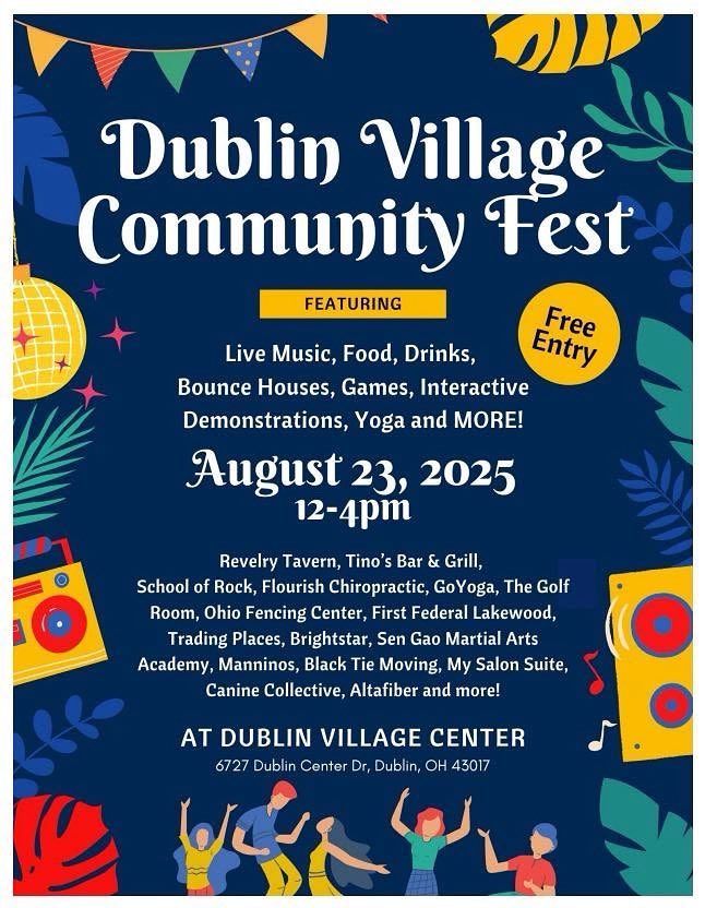 Join us tomorrow for the Dublin Village Center Community Fest! The majority of the events will be in the back lot by the Dublin AMC Theater and Revelry, but we will have $1 batting cage tokens all day!