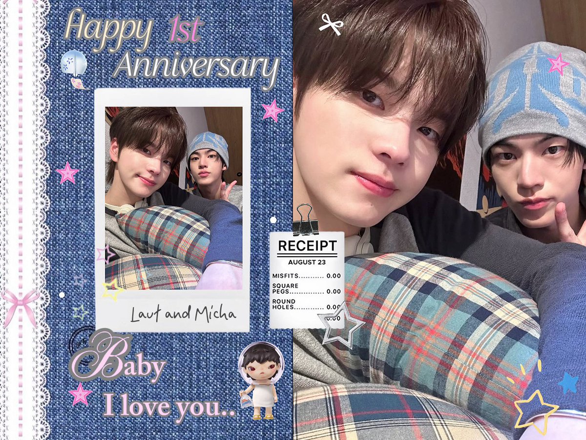 Shinyuq's tweet image. 365 days with @Dohoont, one year with you feels like a thousand moments of joy stitched into a single story. I still can’t believe how lucky I am to call you mine. Happy 1st Anniversary, Lautku sayang! I love you endlessly. ♥︎