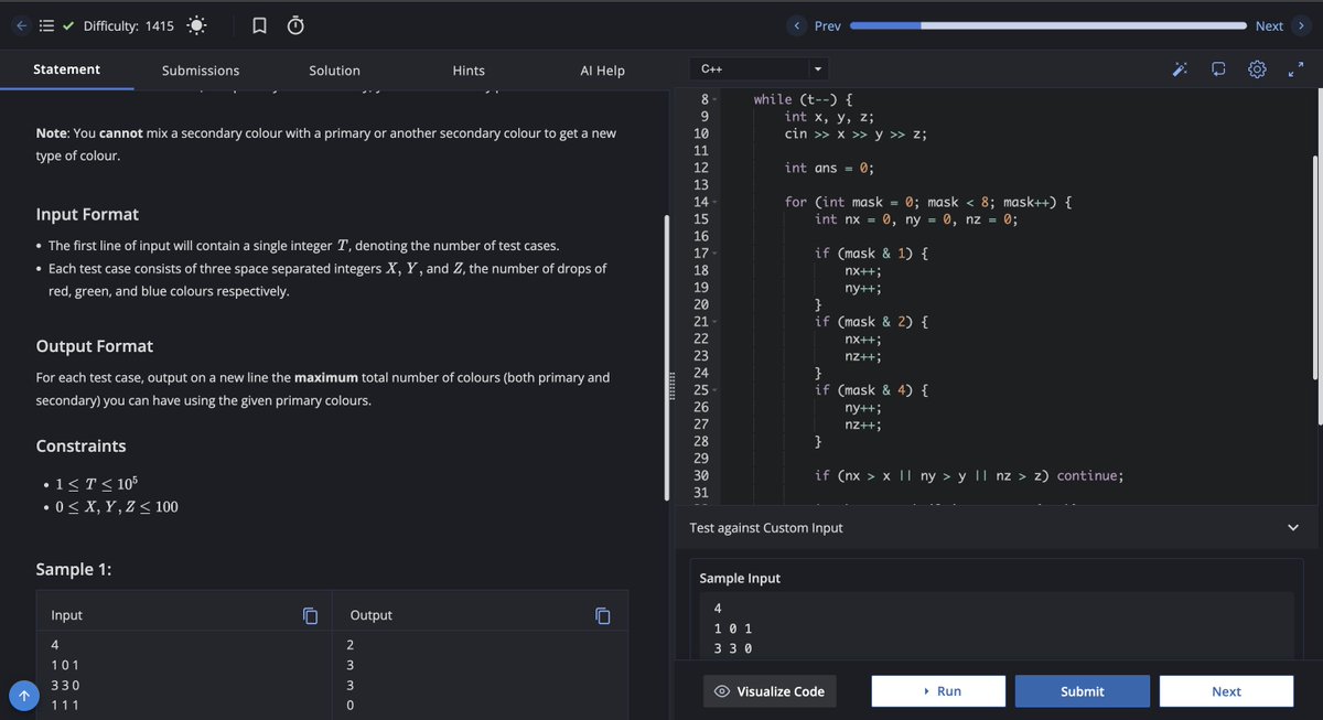 amit_codes's tweet image. 🖥️ Day 179/180 #DSA

✔ OS: System calls, process mgmt, protection
🎨 DSA: Min area coverage + color maximization
💡 &quot;OS manages resources, DSA uses them wisely!&quot;

Reply with your favorite system call! 👇