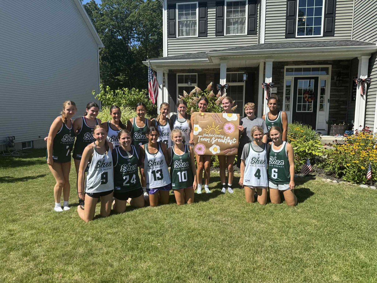 SHENFH's tweet photo. A great way to (almost) wrap up our week with a team breakfast! 🍳🥓🍓A great 5 days so far with a group that’s eager to grow and develop. Looking forward to getting started for the 2025 season. https://t.co/fM7UKbtlZG