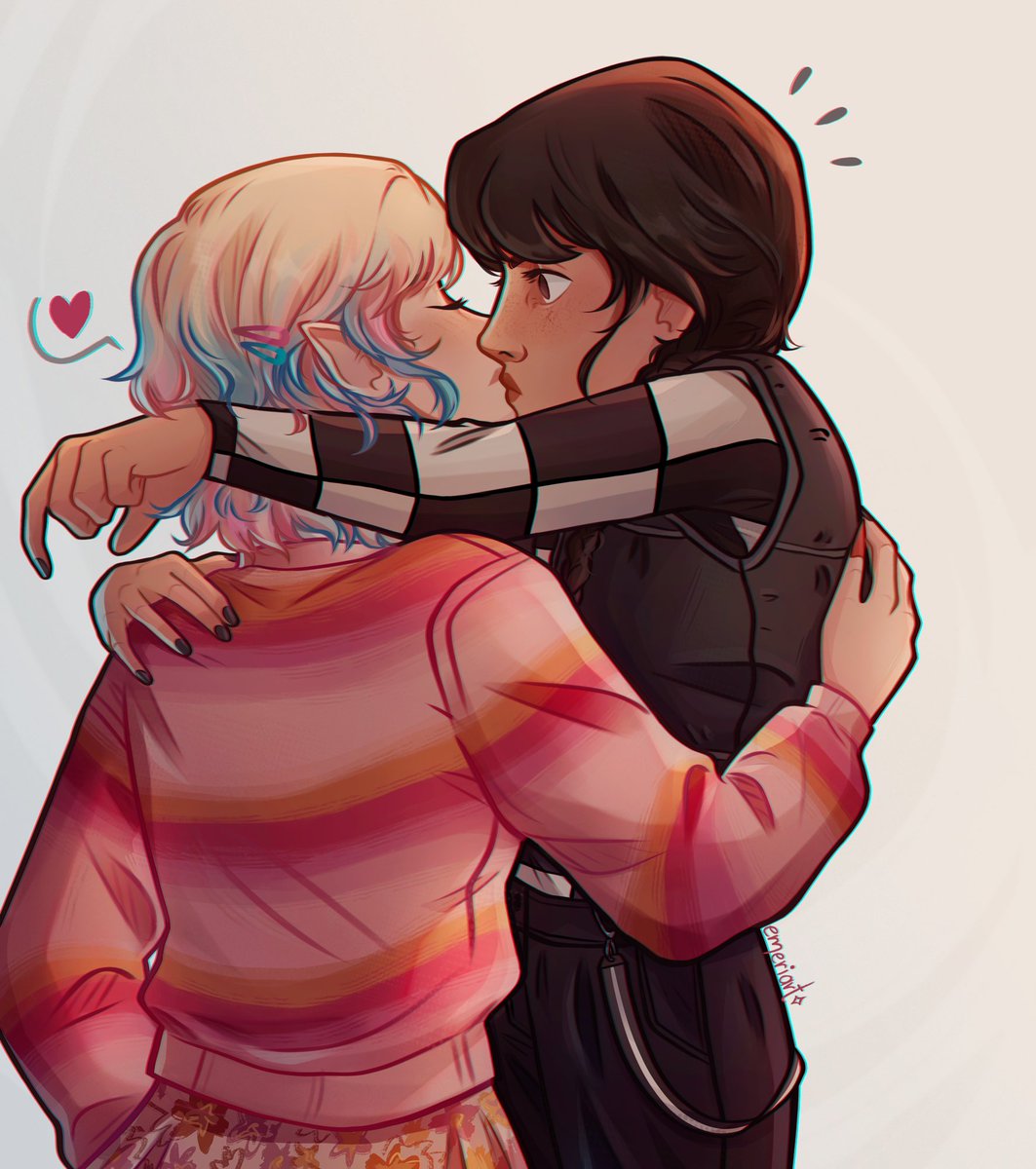 an unexpected kiss
#wenclair #wednesday