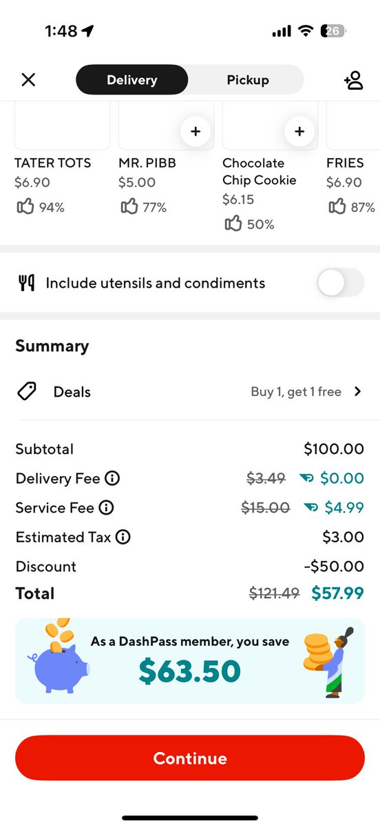 CashMoneyNguyen's tweet photo. $100 for Two burgers before the discount? Are these Aged Wagyu Burgers? I’m shooketh. 

Should I order tho?

@DoorDash @DogHausDogs https://t.co/P6SN5Oi62W
