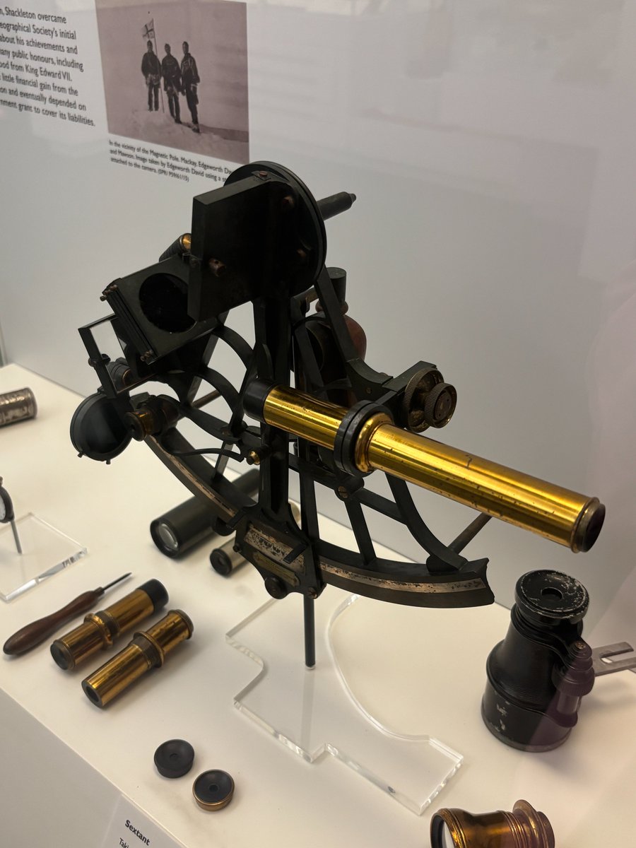 Great to meet Dr David Waterhouse <a href="/scottpolar/">Scott Polar Research Institute</a>  this week!

Our COO Elena discussed Shackleton, #Endurance22 &amp; future opportunities with the Polar Museum team. What an inspiring collection &amp; moving display.