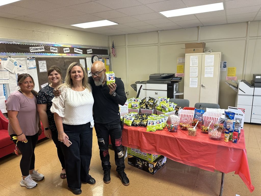 Thank you to our AMAZING Colerain Elementary PTA! They provided the staff with a Poppin' Treat with toppings to celebrate our first full week of school!