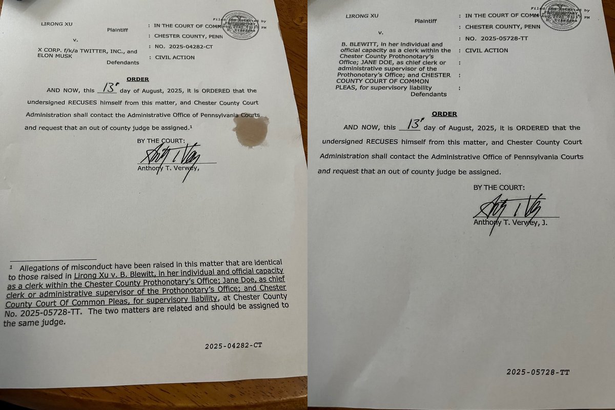 dear268083944's tweet photo. The case demonstrates serious manipulation by a “shadow court system” in Pa, controlled by the Deep State. The evidence shows that the entire judicial process in Chester County and beyond is being directed not by the local court, but by the Administrative Office of Pa Courts AOPC https://t.co/BLmhC8SAt5