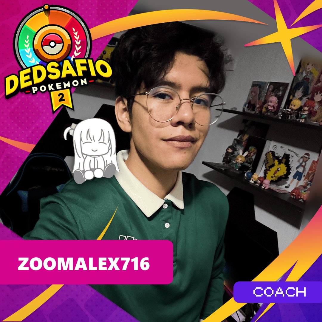 ¡Empezamos los anuncios del DEDsafio Pokémon 2! 🤩 

Llega <a href="/dedreviil/">elded</a>   junto a su coach <a href="/Zoomalex716/">Zoomalex</a>
