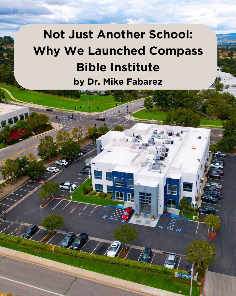 In our inaugural Compass Post article, CBI President <a href="/PastorMike/">Mike Fabarez</a> explains the legacy and mission of Compass Bible Institute.

Read it now!
compassbibleinstitute.org/compass-post/n…
