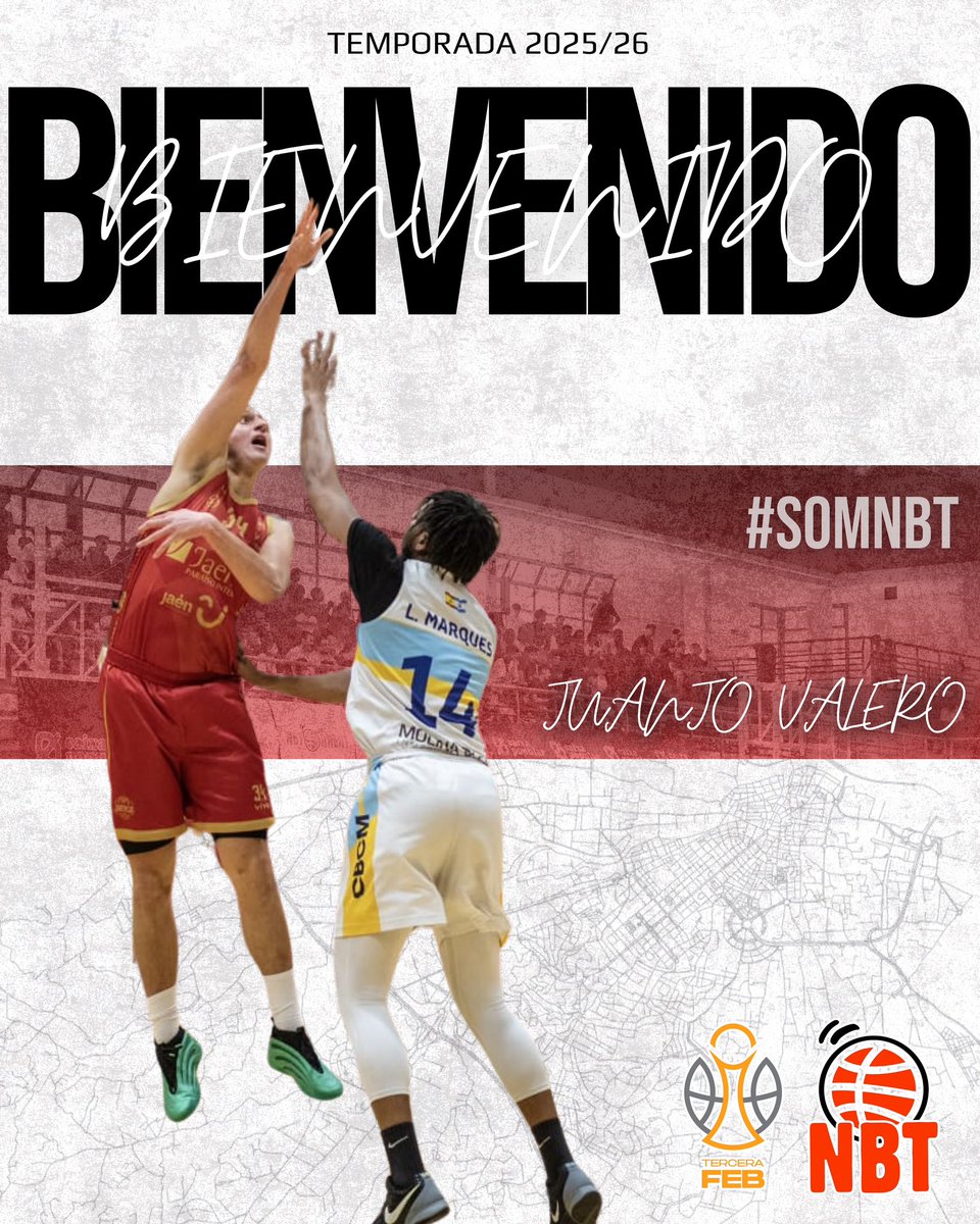 1️⃣ PRIMER EQUIPO 1️⃣

✅ Juanjo Valero se convierte en el nuevo fichaje del Nou Basket Torrent. Procedente del CB Jaen, el pivot aportará sus centimetros a la liga EBA E-B

🤝🏻 BIENVENIDO JUANJO 🤝🏻

#somNBT #torrentciutatdelbasquet