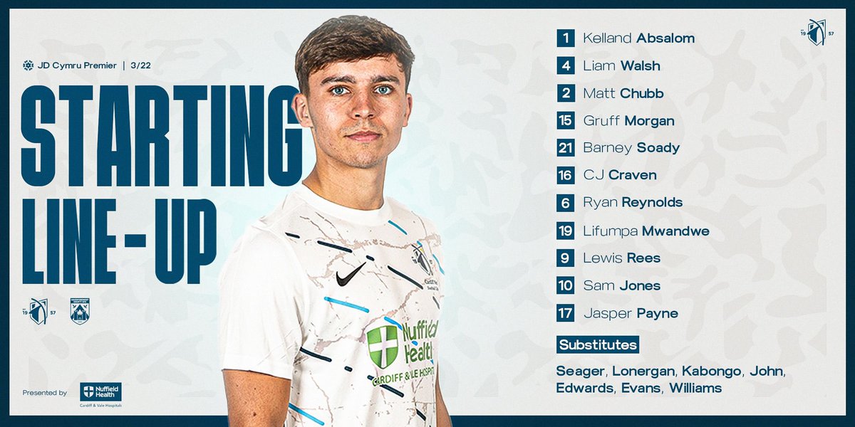 Cardiff Met Uni FC (@cardiffmetfc) on Twitter photo 📋 Your #ARCHERS line-up going into the JD Cymru Premier Matchday 3 fixture versus <a href="/HaverfordwestFC/">Haverfordwest County AFC 🏴</a>
#OneCardiffMet #MaroonAndGold #OurUniversityOurClub #JDCymruPremier 📋 Your #ARCHERS line-up going into the JD Cymru Premier Matchday 3 fixture versus <a href="/HaverfordwestFC/">Haverfordwest County AFC 🏴</a>
#OneCardiffMet #MaroonAndGold #OurUniversityOurClub #JDCymruPremier