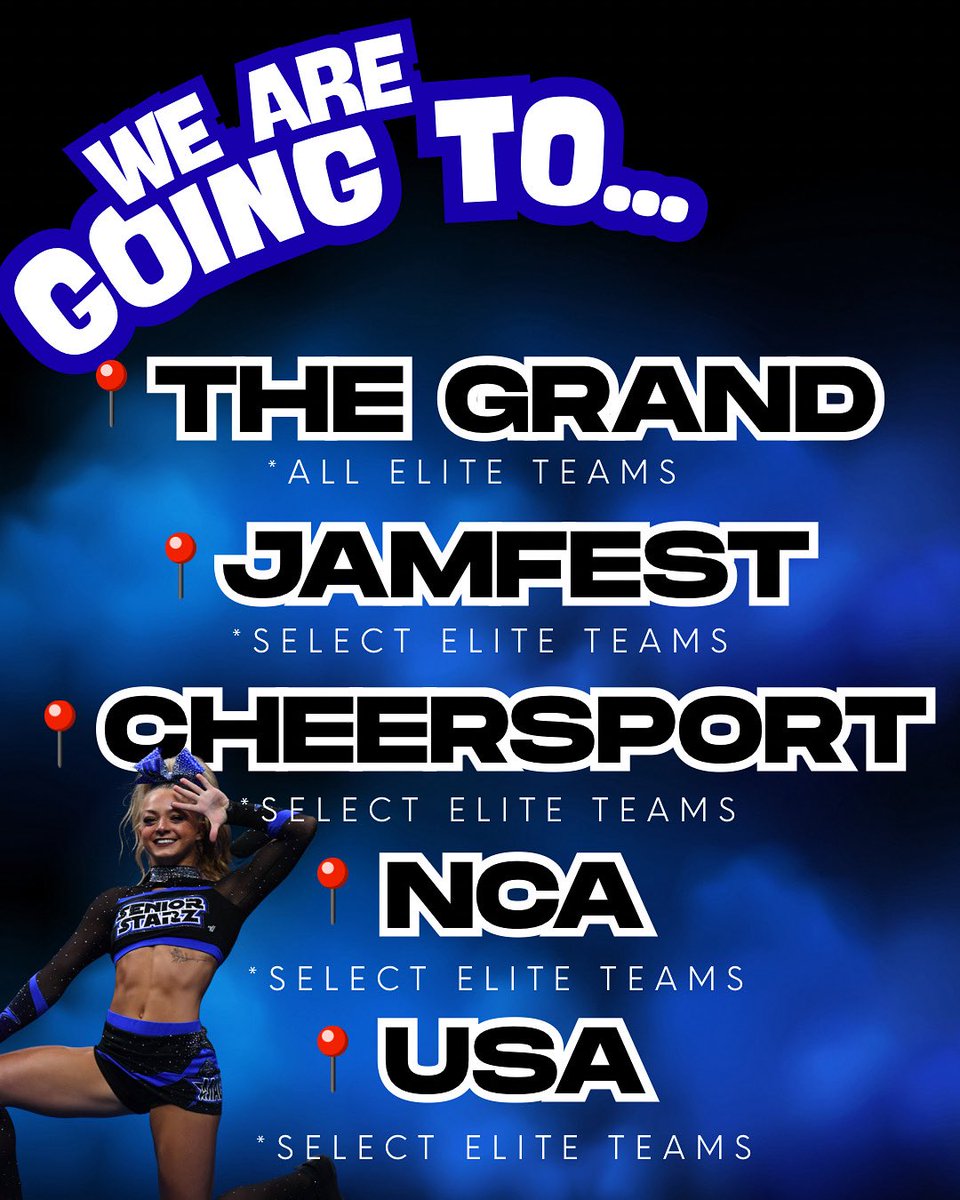 We are so excited to be attending these 5 events this season! 👏🏼🥳